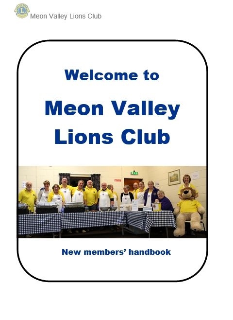Membership booklet front cover
